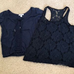 Navy Shirt Set